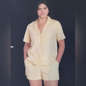 GAP Light Yellow Women's Pajama Set- A01